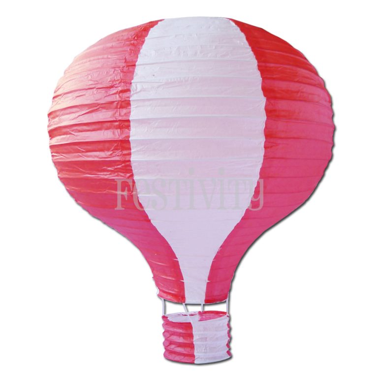 Paper Lantern Hot Air Balloon 16″ in Mexican Stripes Festivity