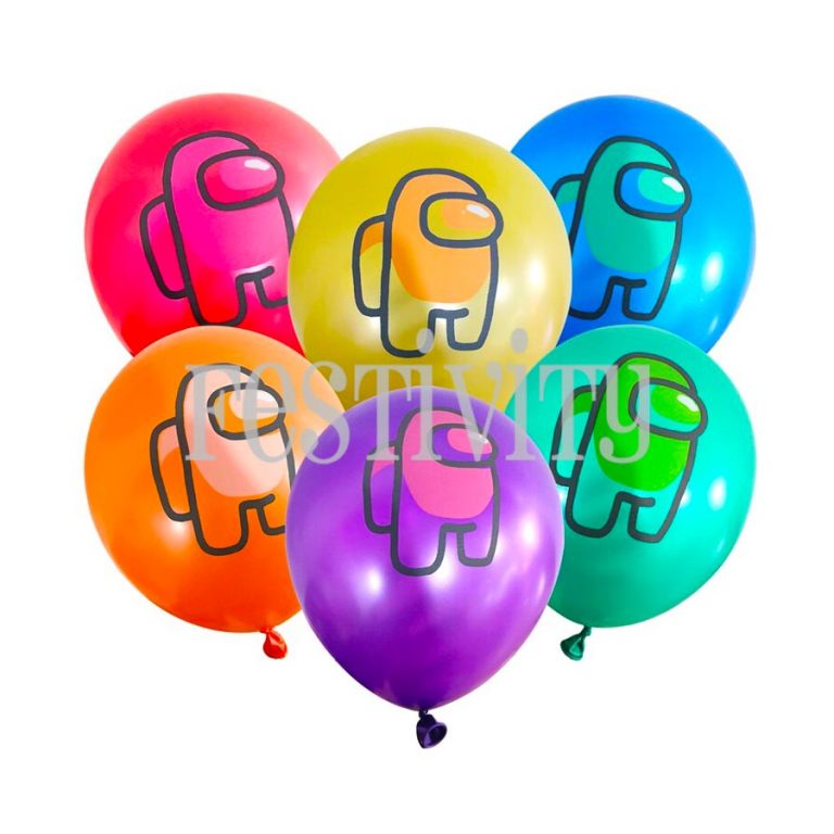 Among Us Latex Balloons Festivity